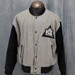 Vintage Beer Jacket - Labatt Ice Letterman Jacket - Men's Large